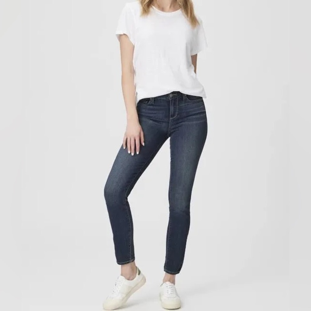 PAIGE  Mid-Rise Skinny Jeans